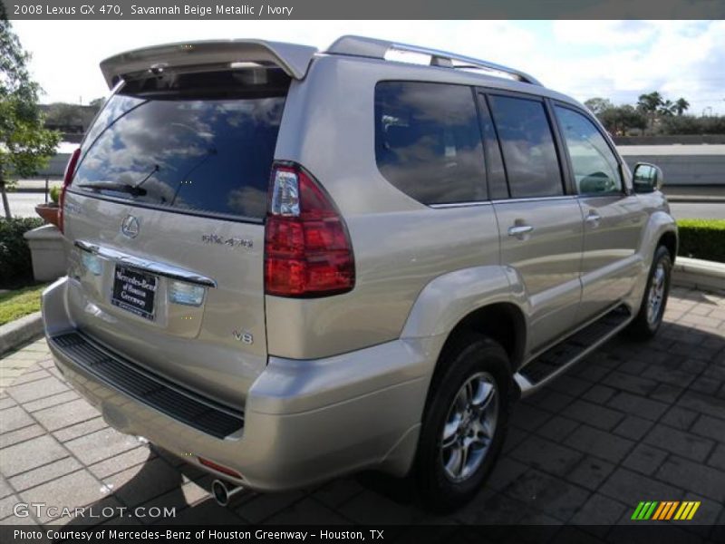 Savannah Beige Metallic / Ivory 2008 Lexus GX 470