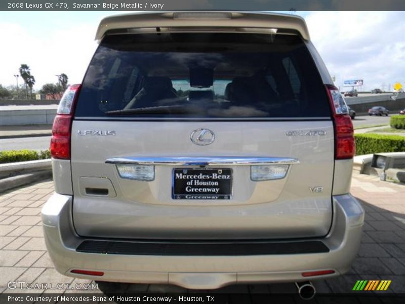 Savannah Beige Metallic / Ivory 2008 Lexus GX 470