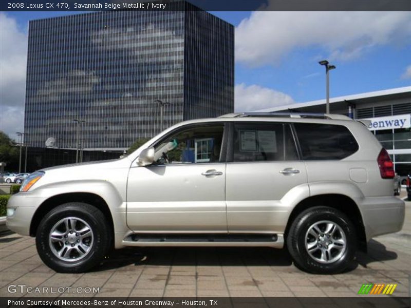 Savannah Beige Metallic / Ivory 2008 Lexus GX 470