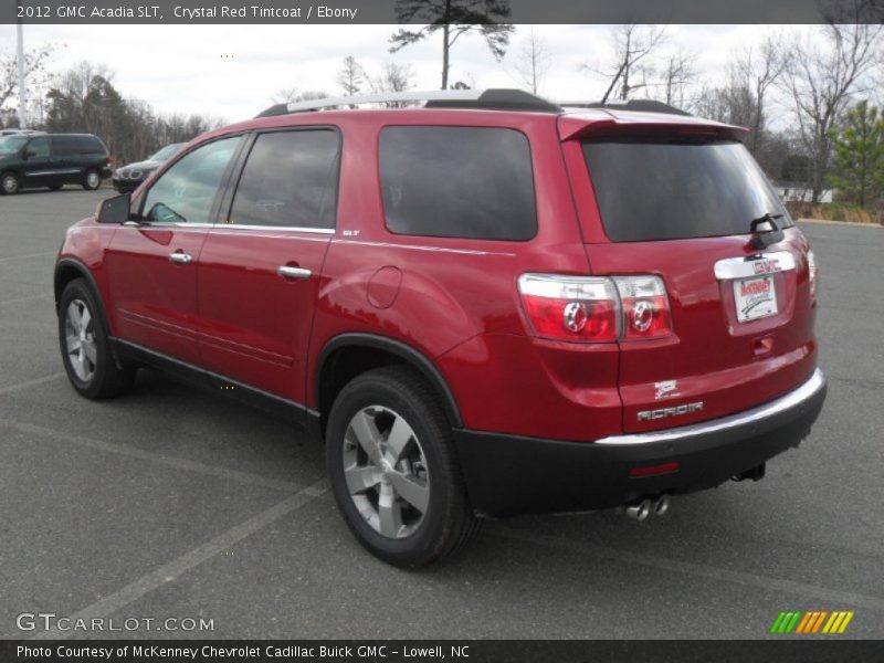 Crystal Red Tintcoat / Ebony 2012 GMC Acadia SLT