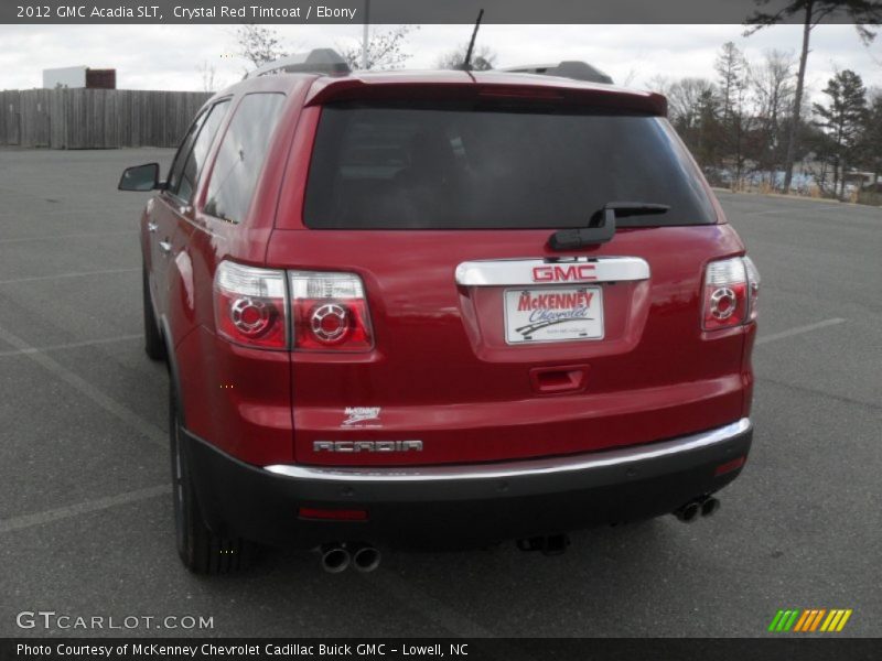 Crystal Red Tintcoat / Ebony 2012 GMC Acadia SLT