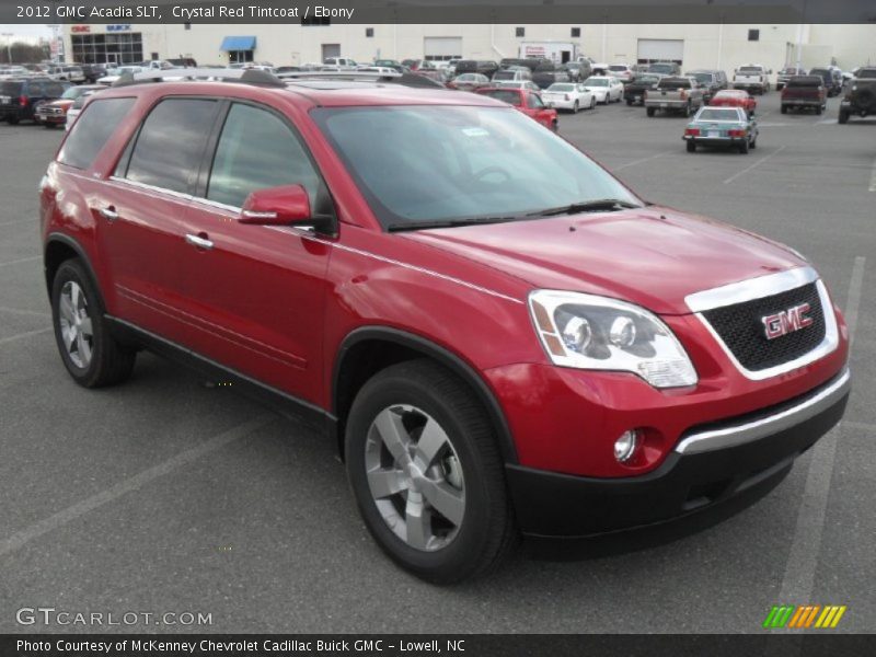 Crystal Red Tintcoat / Ebony 2012 GMC Acadia SLT