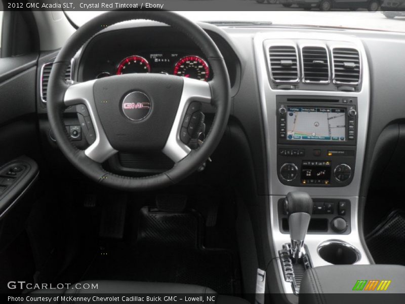 Crystal Red Tintcoat / Ebony 2012 GMC Acadia SLT