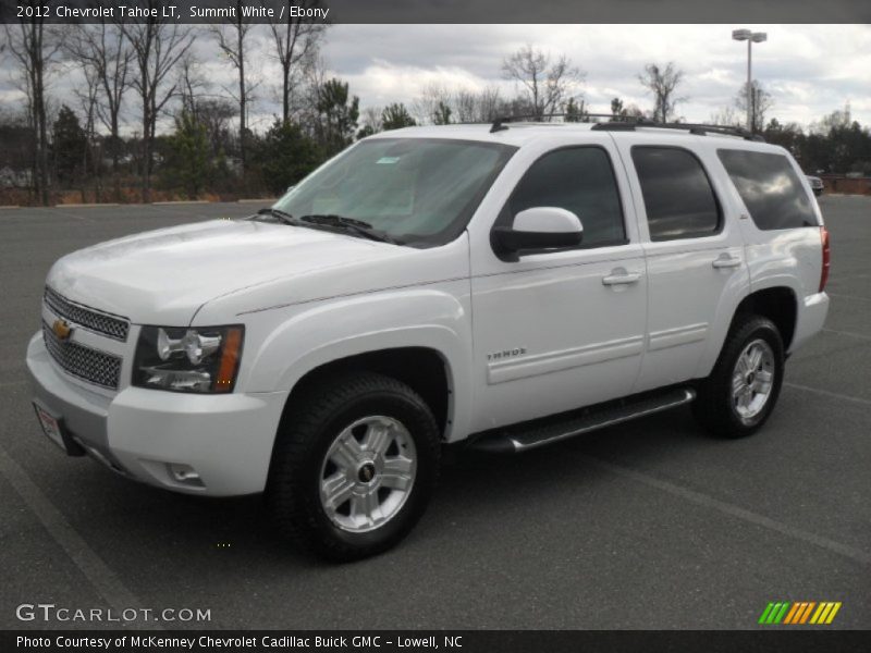 Summit White / Ebony 2012 Chevrolet Tahoe LT