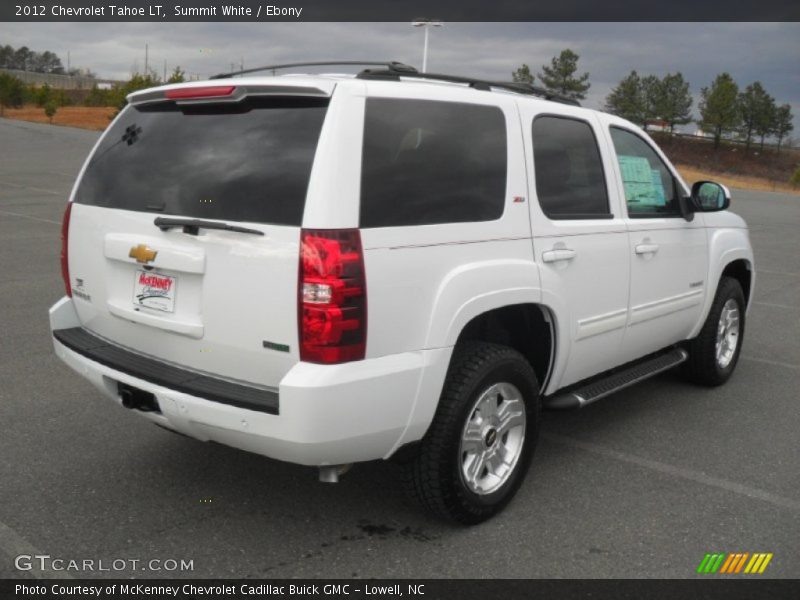 Summit White / Ebony 2012 Chevrolet Tahoe LT