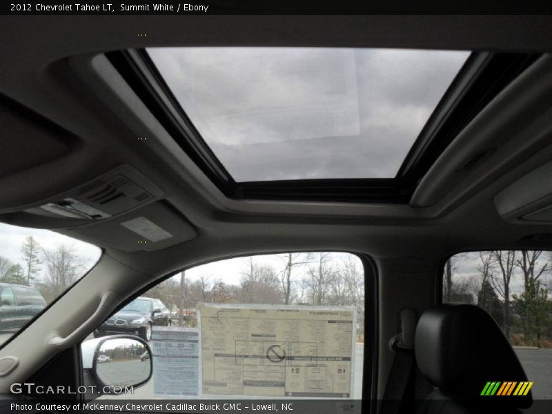 Summit White / Ebony 2012 Chevrolet Tahoe LT
