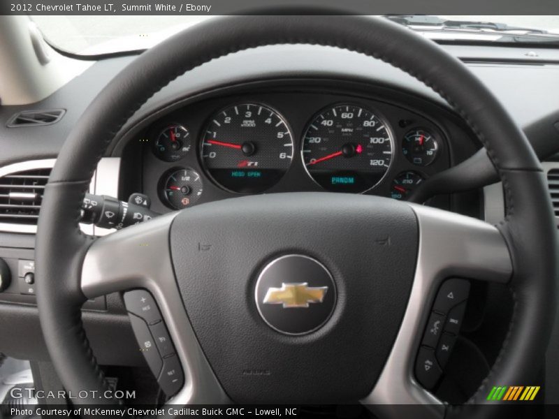 Summit White / Ebony 2012 Chevrolet Tahoe LT