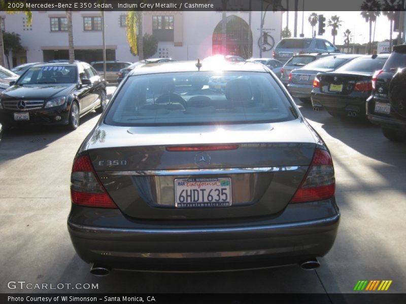 Indium Grey Metallic / Cashmere 2009 Mercedes-Benz E 350 Sedan