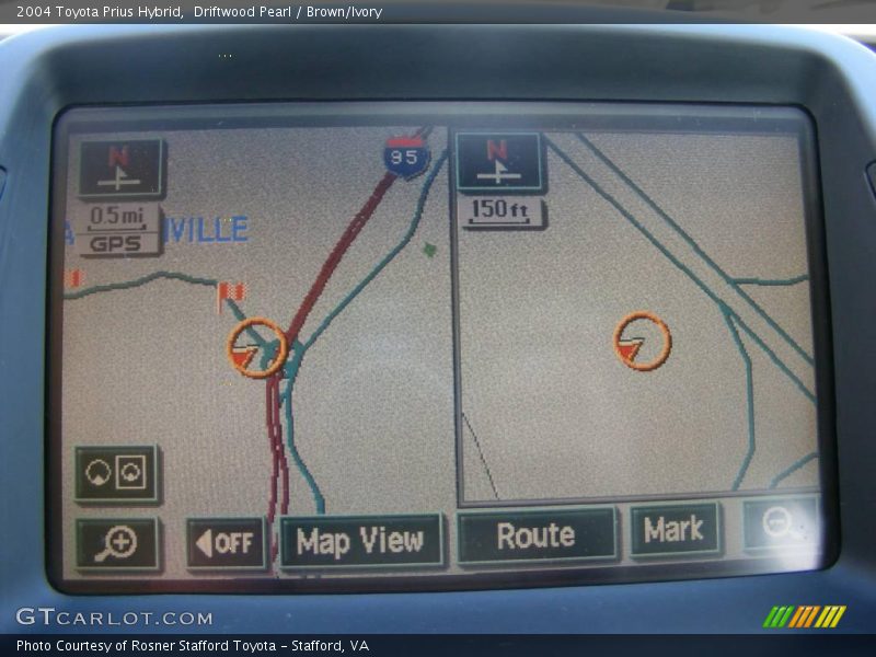 Driftwood Pearl / Brown/Ivory 2004 Toyota Prius Hybrid