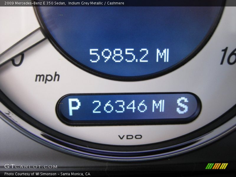 Indium Grey Metallic / Cashmere 2009 Mercedes-Benz E 350 Sedan