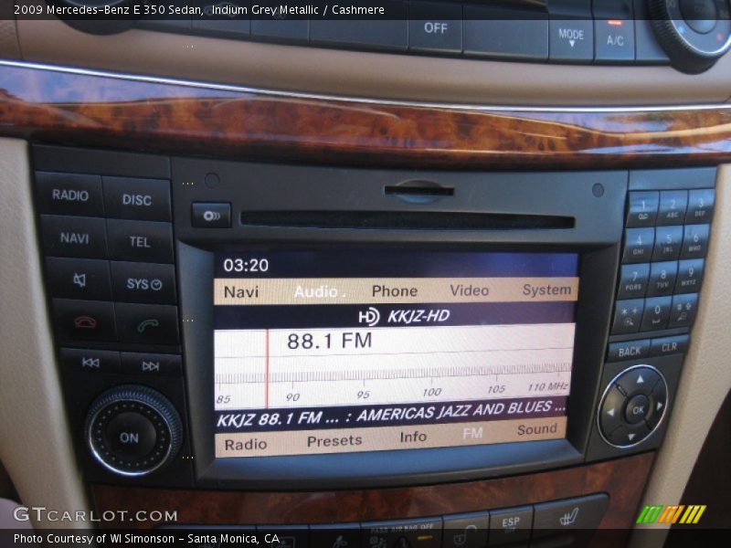 Indium Grey Metallic / Cashmere 2009 Mercedes-Benz E 350 Sedan