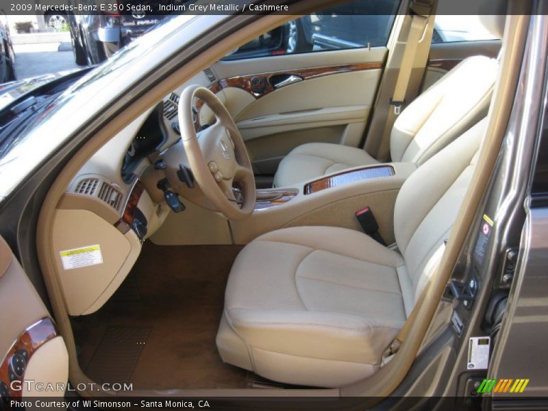 Indium Grey Metallic / Cashmere 2009 Mercedes-Benz E 350 Sedan