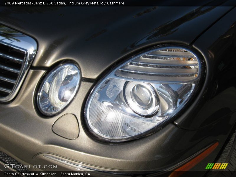 Indium Grey Metallic / Cashmere 2009 Mercedes-Benz E 350 Sedan