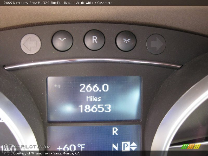 Arctic White / Cashmere 2009 Mercedes-Benz ML 320 BlueTec 4Matic