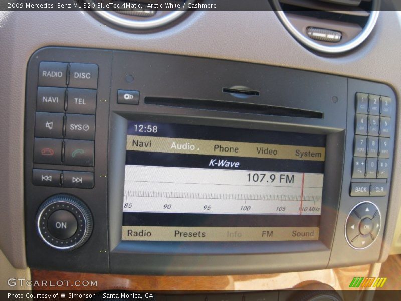 Arctic White / Cashmere 2009 Mercedes-Benz ML 320 BlueTec 4Matic