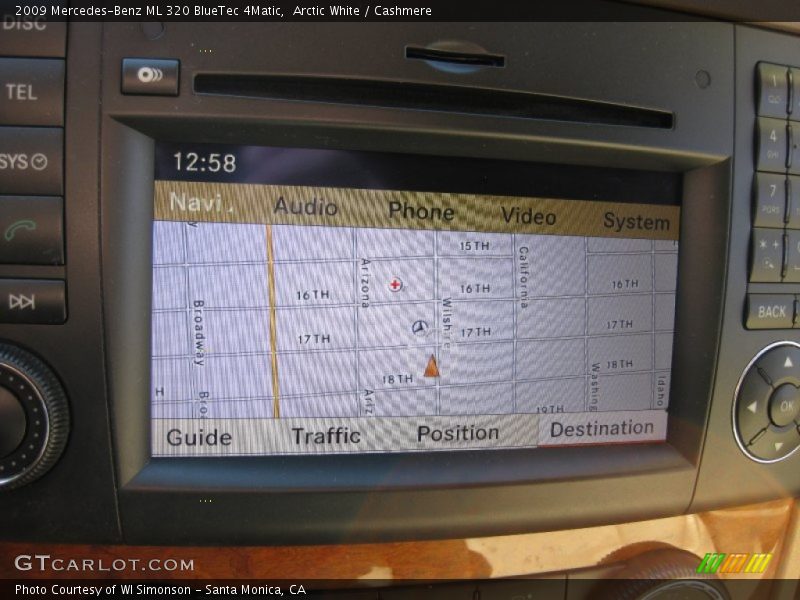 Arctic White / Cashmere 2009 Mercedes-Benz ML 320 BlueTec 4Matic