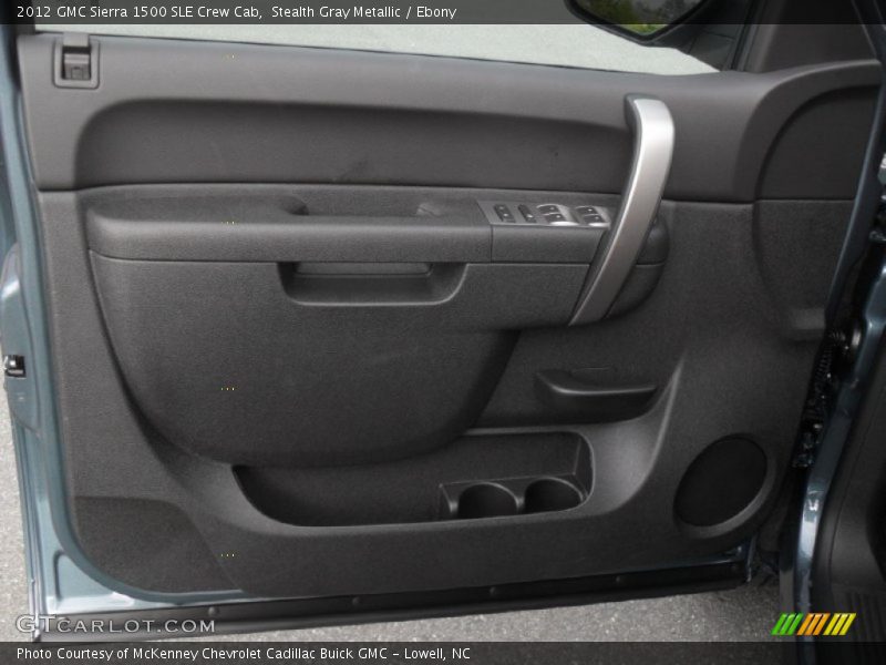 Stealth Gray Metallic / Ebony 2012 GMC Sierra 1500 SLE Crew Cab