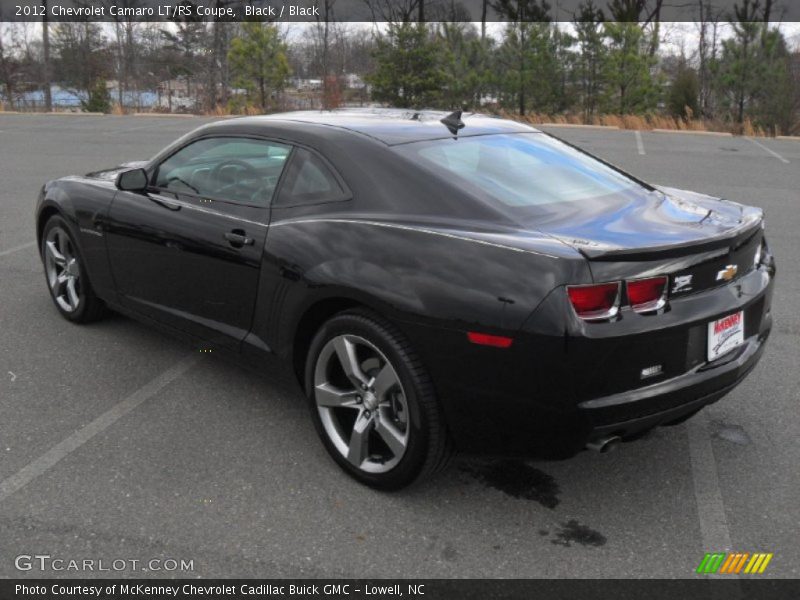 Black / Black 2012 Chevrolet Camaro LT/RS Coupe