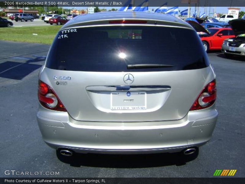 Desert Silver Metallic / Black 2006 Mercedes-Benz R 500 4Matic