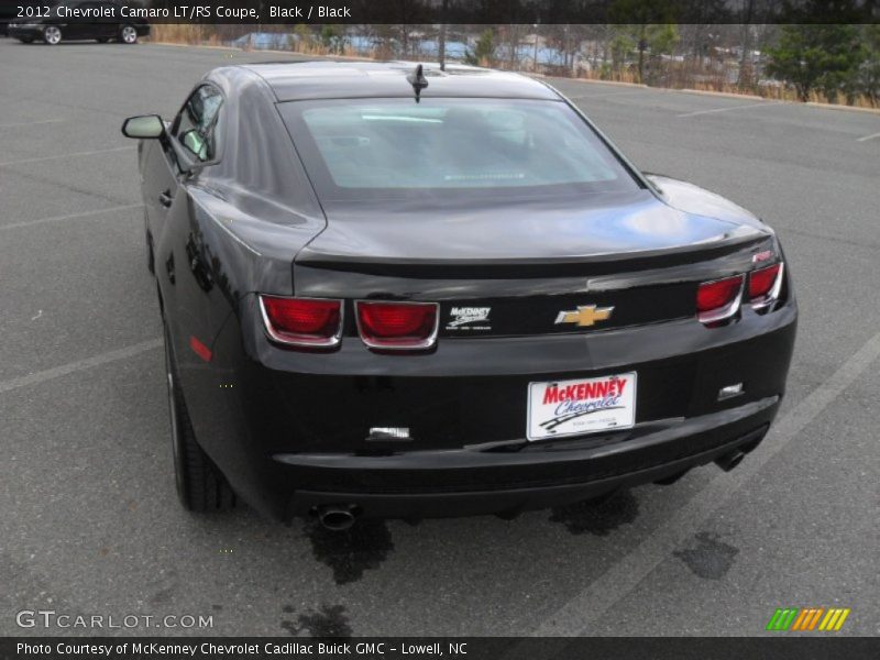 Black / Black 2012 Chevrolet Camaro LT/RS Coupe