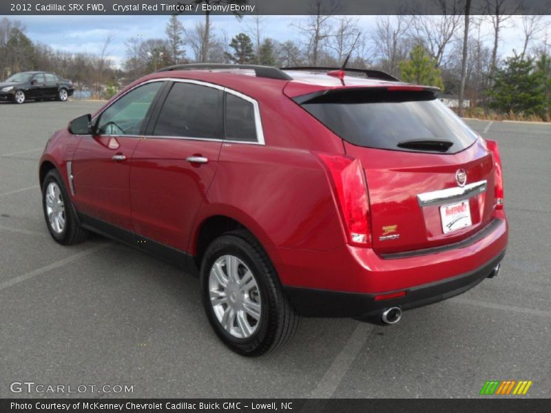 Crystal Red Tintcoat / Ebony/Ebony 2012 Cadillac SRX FWD
