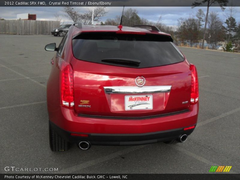 Crystal Red Tintcoat / Ebony/Ebony 2012 Cadillac SRX FWD