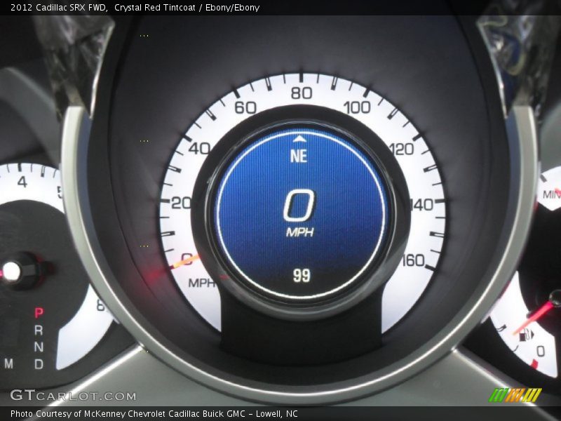 Crystal Red Tintcoat / Ebony/Ebony 2012 Cadillac SRX FWD