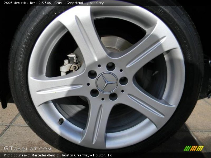 Granite Grey Metallic / Ash Grey 2006 Mercedes-Benz CLS 500