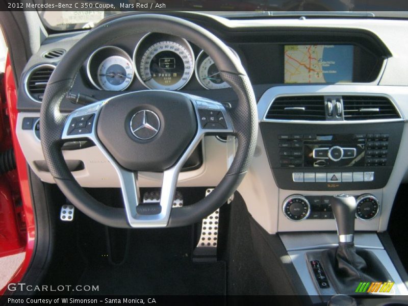 Dashboard of 2012 C 350 Coupe