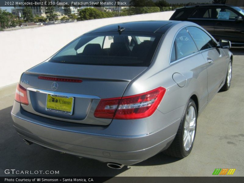 Palladium Silver Metallic / Black 2012 Mercedes-Benz E 350 Coupe