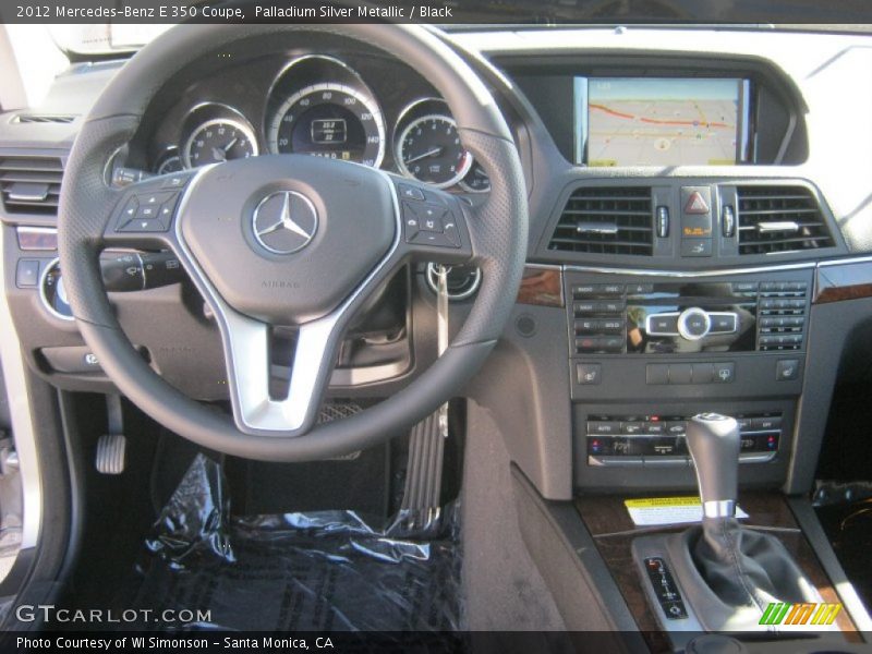 Palladium Silver Metallic / Black 2012 Mercedes-Benz E 350 Coupe