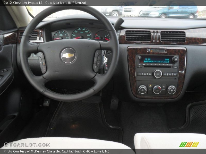 Gold Mist Metallic / Neutral 2012 Chevrolet Impala LS
