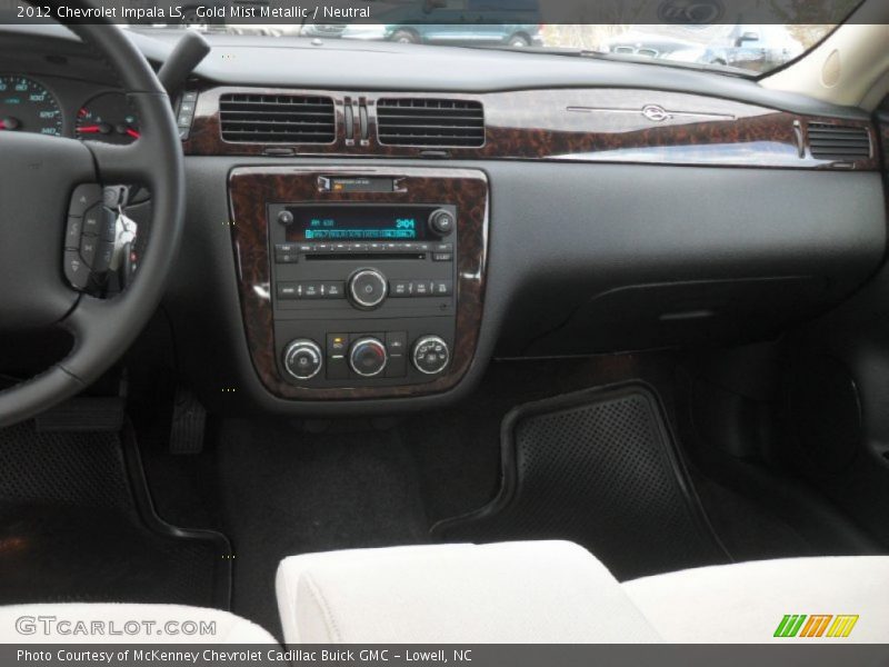 Gold Mist Metallic / Neutral 2012 Chevrolet Impala LS
