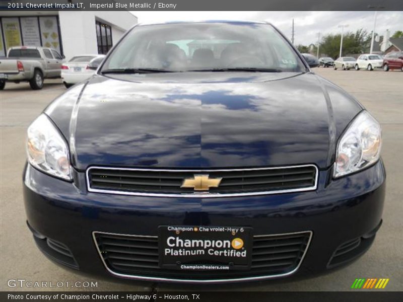 Imperial Blue Metallic / Ebony 2011 Chevrolet Impala LT