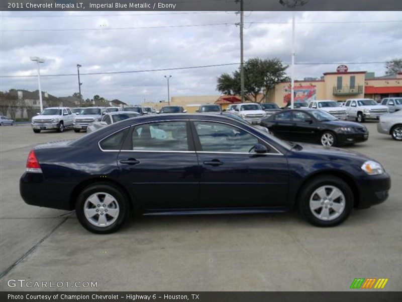 Imperial Blue Metallic / Ebony 2011 Chevrolet Impala LT