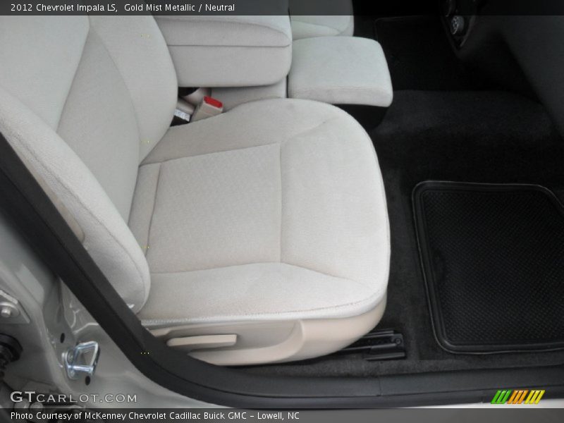 Gold Mist Metallic / Neutral 2012 Chevrolet Impala LS