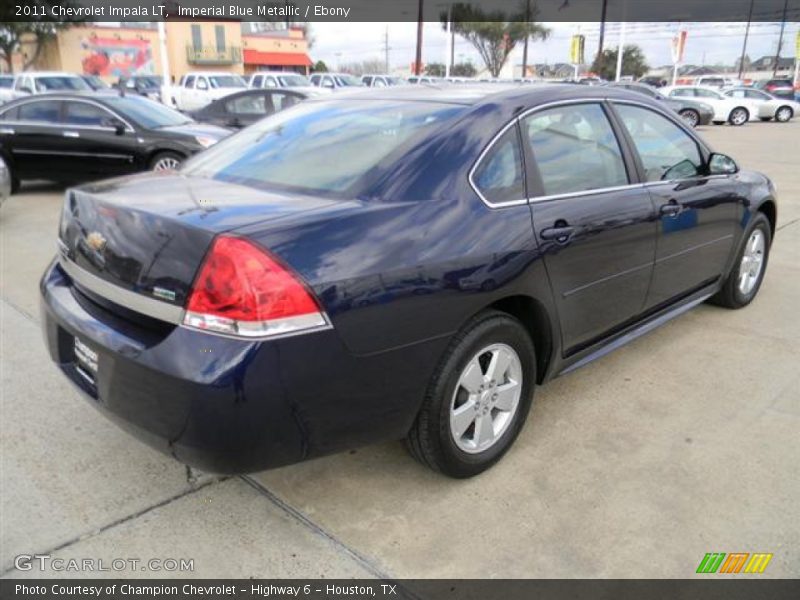 Imperial Blue Metallic / Ebony 2011 Chevrolet Impala LT