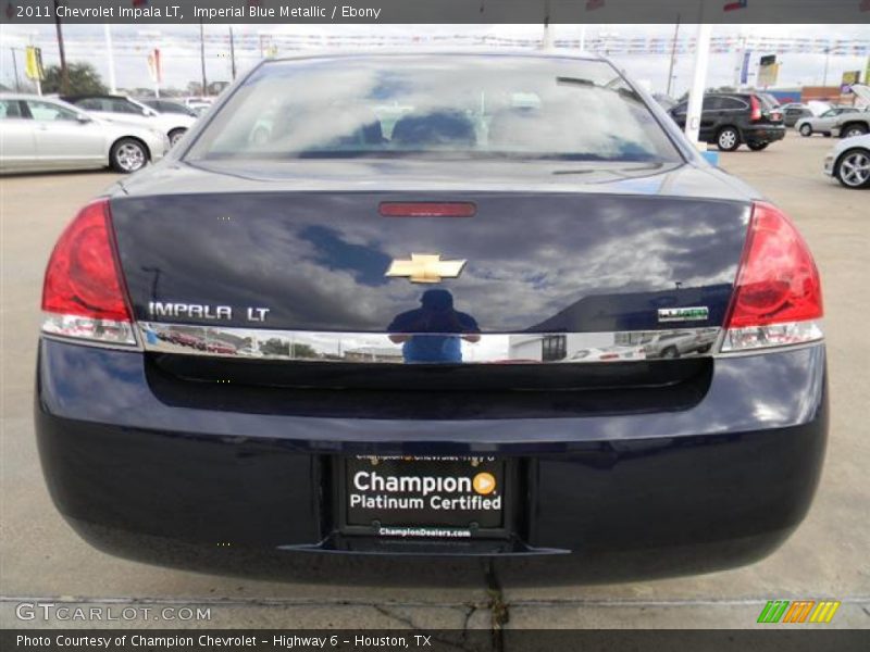 Imperial Blue Metallic / Ebony 2011 Chevrolet Impala LT