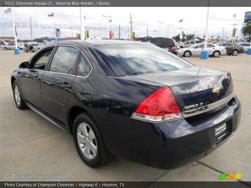 Imperial Blue Metallic / Ebony 2011 Chevrolet Impala LT