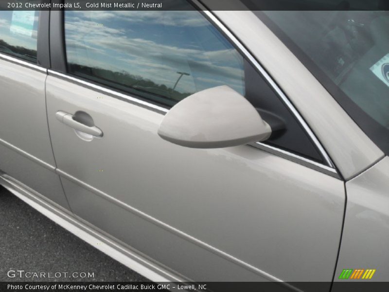 Gold Mist Metallic / Neutral 2012 Chevrolet Impala LS
