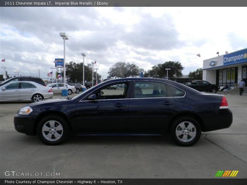 Imperial Blue Metallic / Ebony 2011 Chevrolet Impala LT