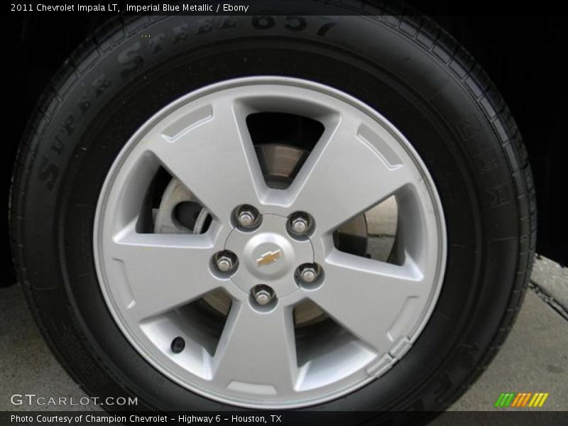 Imperial Blue Metallic / Ebony 2011 Chevrolet Impala LT