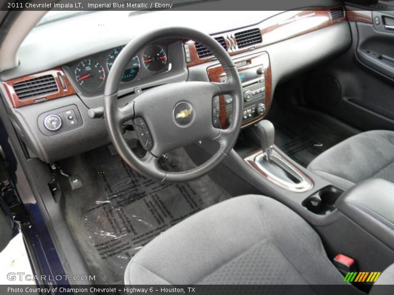 Imperial Blue Metallic / Ebony 2011 Chevrolet Impala LT