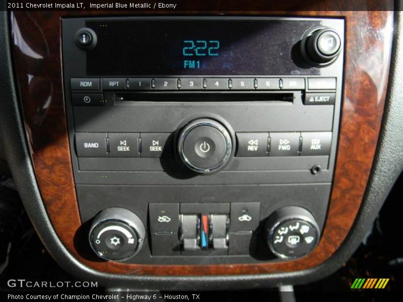 Imperial Blue Metallic / Ebony 2011 Chevrolet Impala LT