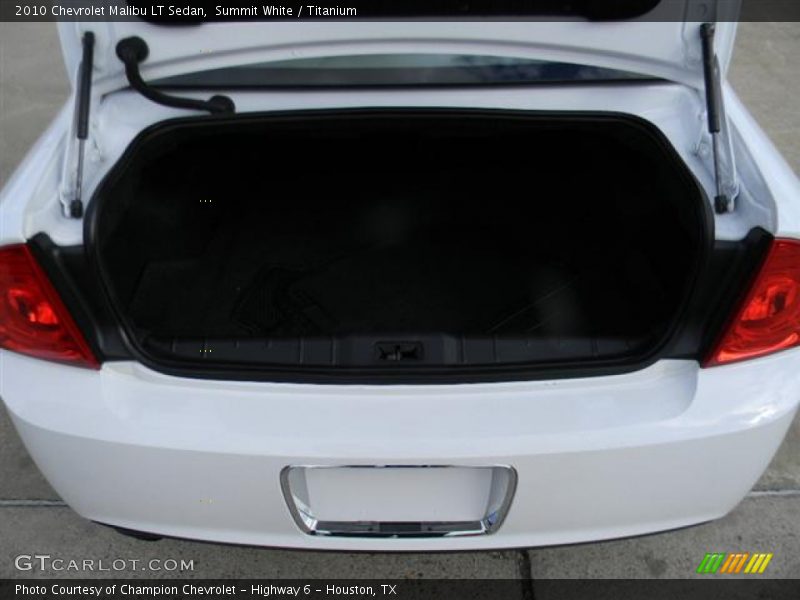 Summit White / Titanium 2010 Chevrolet Malibu LT Sedan