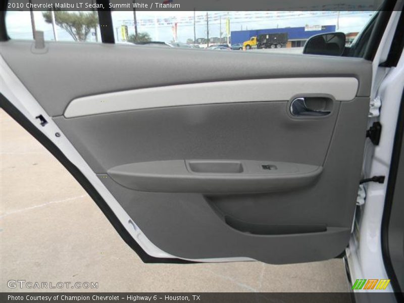 Summit White / Titanium 2010 Chevrolet Malibu LT Sedan