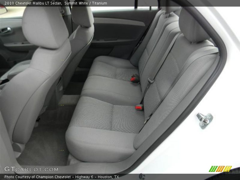 Summit White / Titanium 2010 Chevrolet Malibu LT Sedan