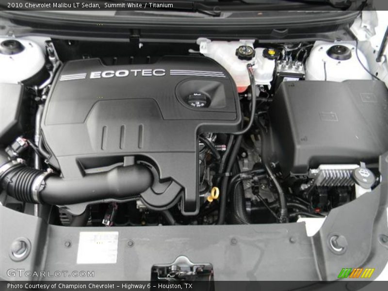 Summit White / Titanium 2010 Chevrolet Malibu LT Sedan