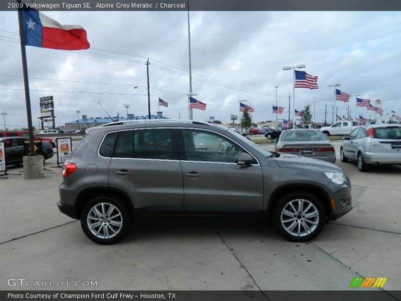 Alpine Grey Metallic / Charcoal 2009 Volkswagen Tiguan SE