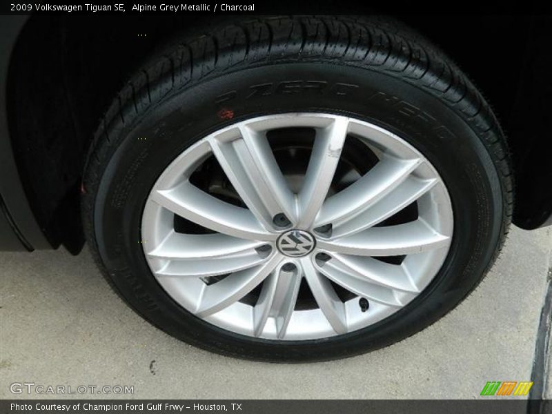 Alpine Grey Metallic / Charcoal 2009 Volkswagen Tiguan SE